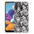 Samsung Galaxy A21 TPU Case Black Flowers
