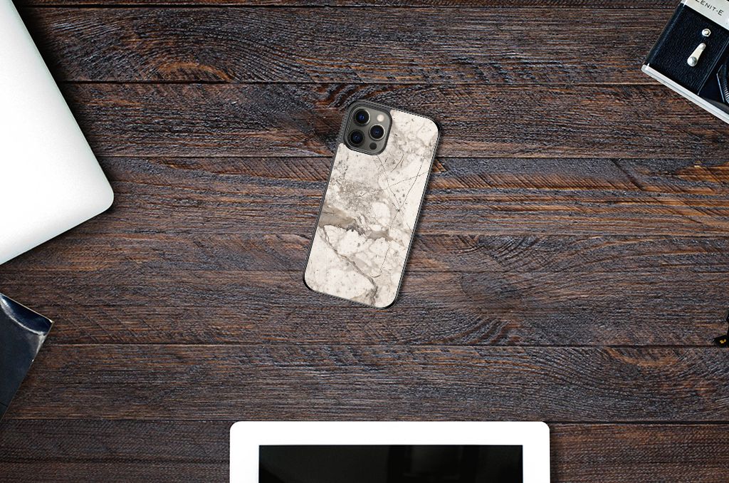 iPhone 12 Pro Max Gripcase Marmer Beige B2C Telecom