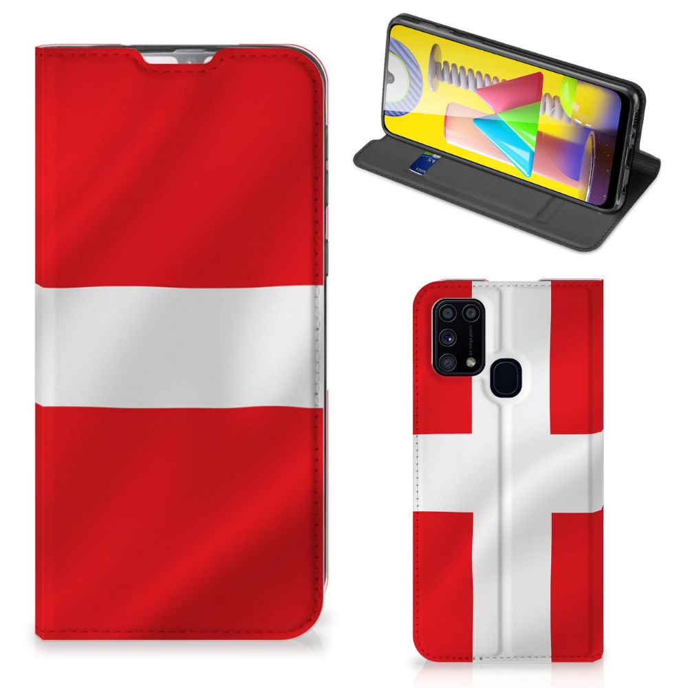 Samsung Galaxy M31 Standcase Denemarken - B2C Telecom