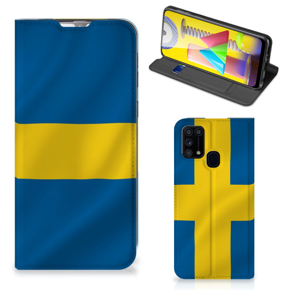 Samsung Galaxy M31 Standcase Zweden - B2C Telecom