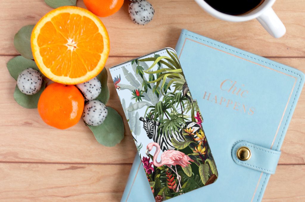 Telefoonhoesje met Pasjes voor Xiaomi Redmi 10C Jungle