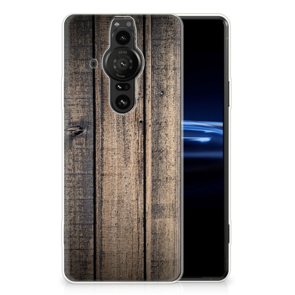 Sony Xperia Pro-I Bumper Hoesje Steigerhout