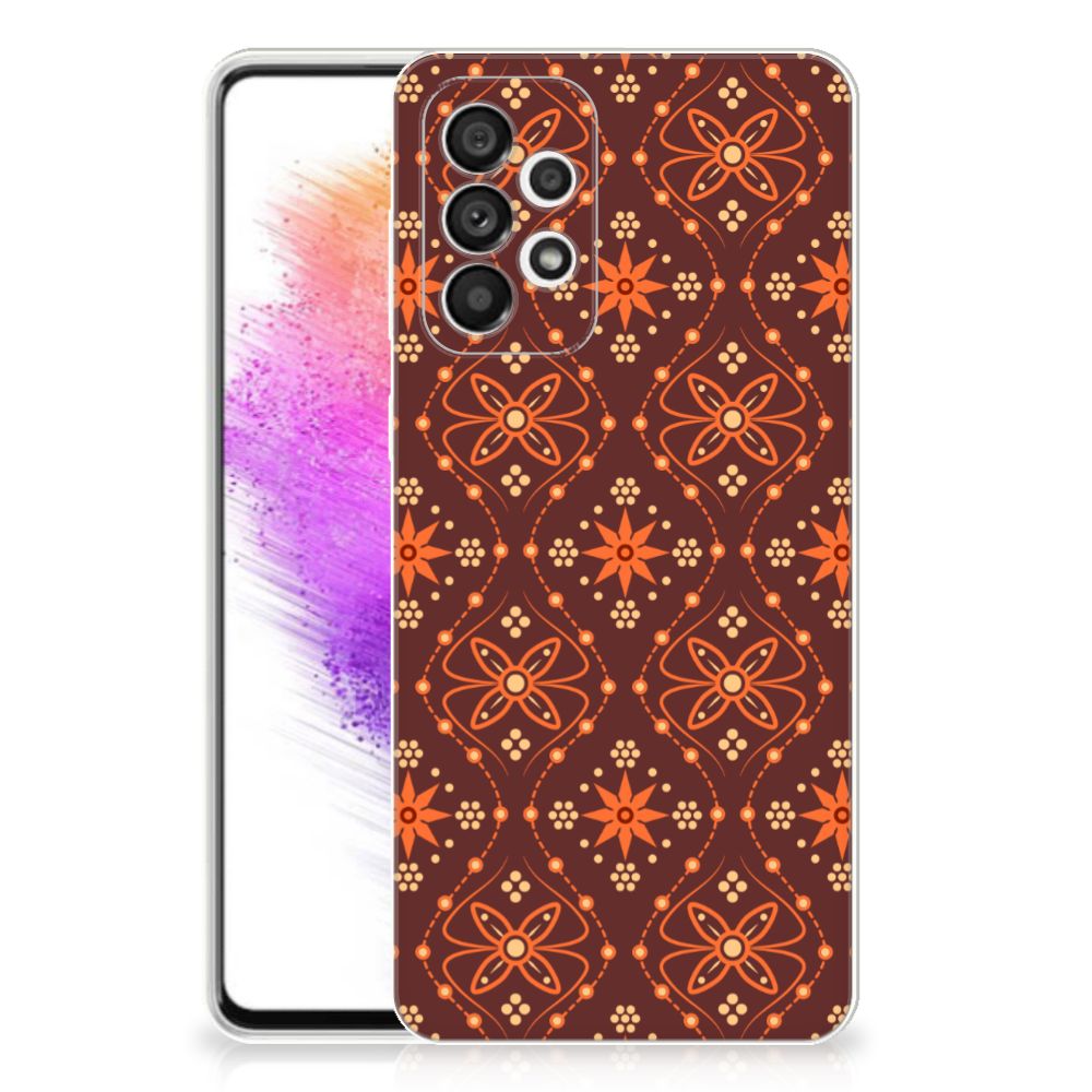 Samsung Galaxy A73 5G TPU bumper Batik Brown B2C Telecom