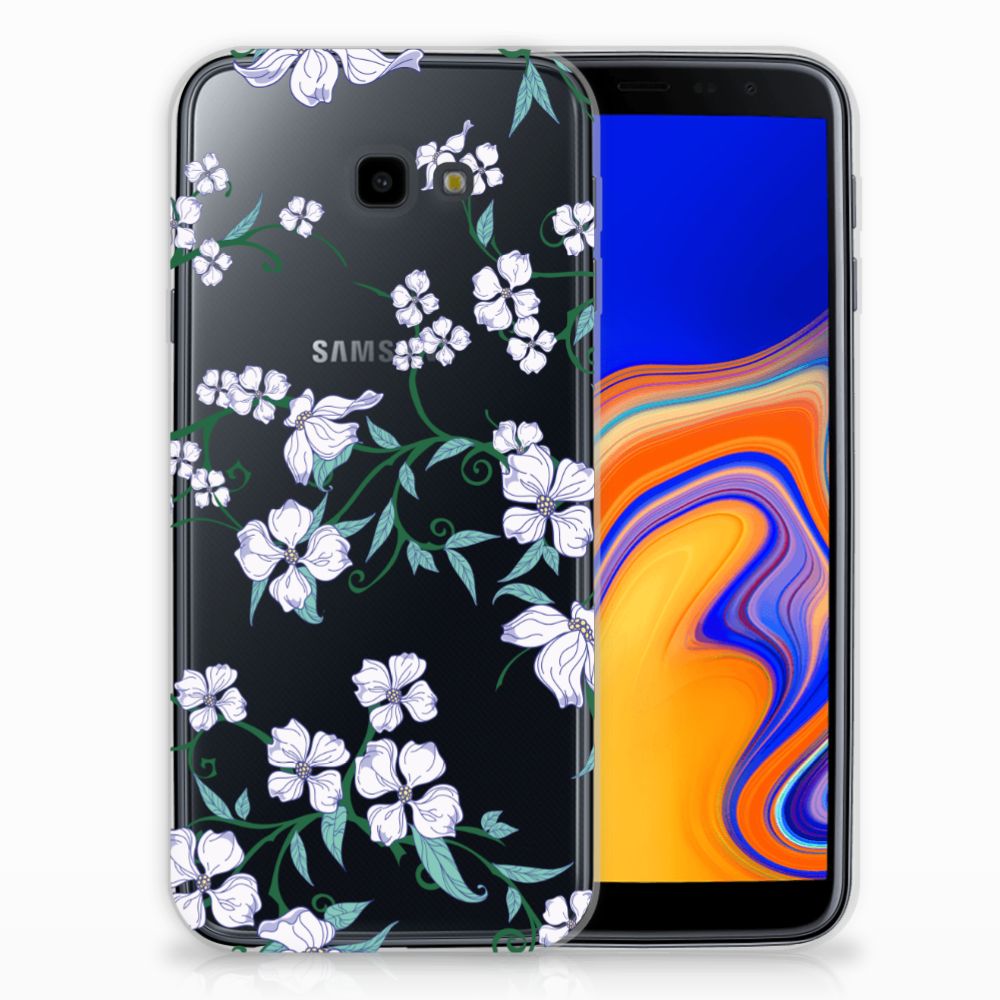 Samsung Galaxy J4 Plus (2018) Uniek TPU Case Blossom White