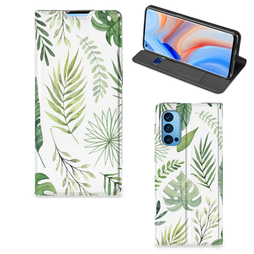OPPO Reno4 Pro 5G Smart Cover Leaves - B2C Telecom