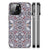 iPhone 14 Pro Max Marmeren Print Telefoonhoesje Flower Tiles