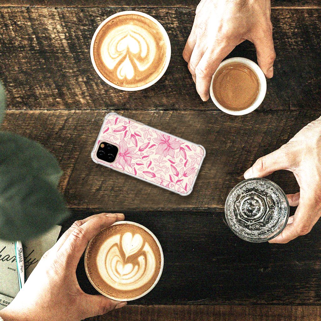 Apple iPhone 11 Pro Case Pink Flowers