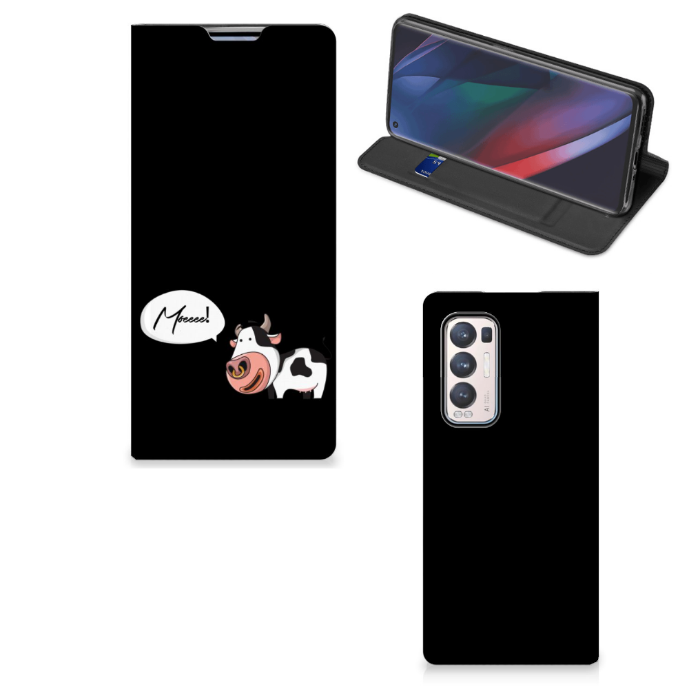 OPPO Find X3 Neo Magnet Case Cow - B2C Telecom
