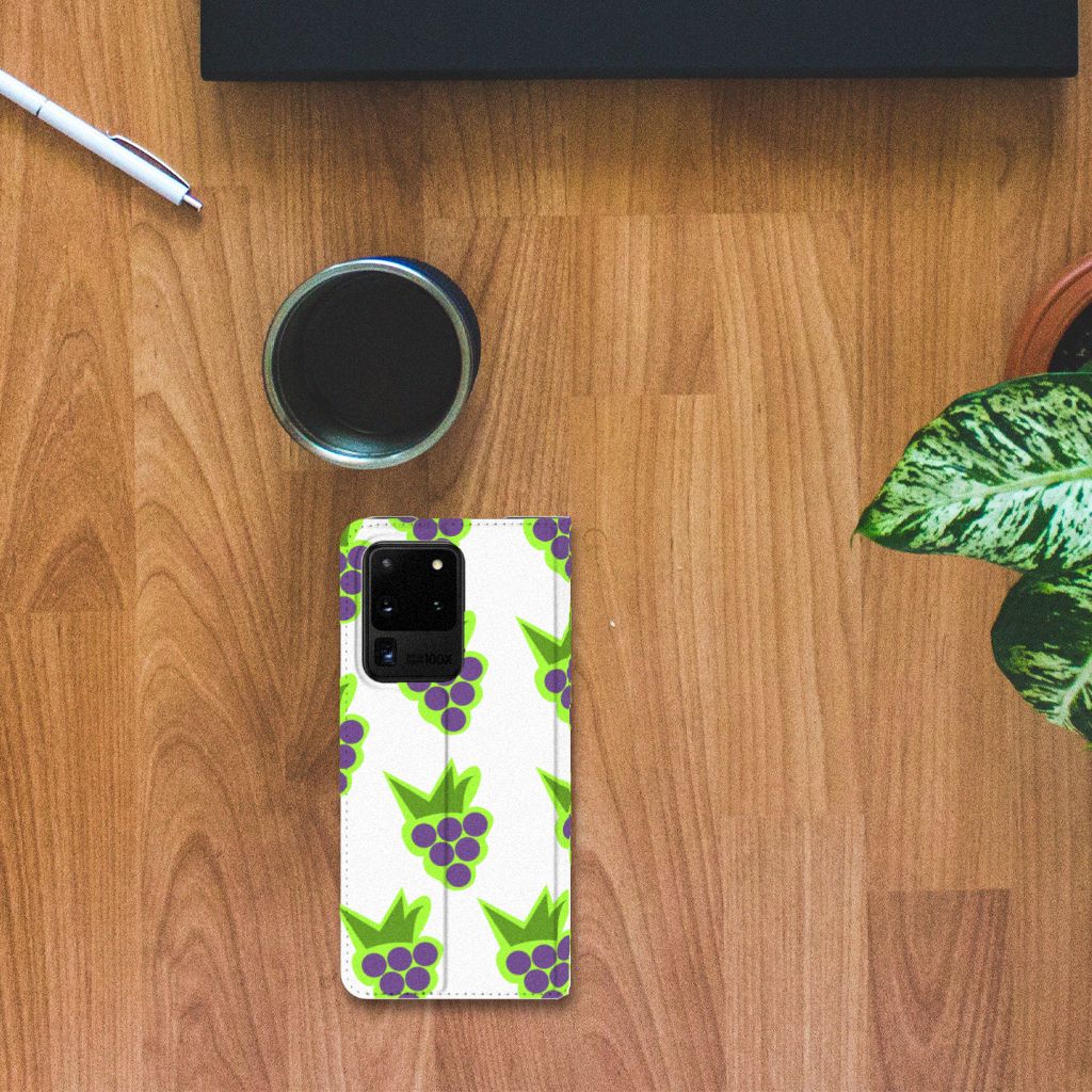 Samsung Galaxy S20 Ultra Flip Style Cover Druiven - B2C Telecom
