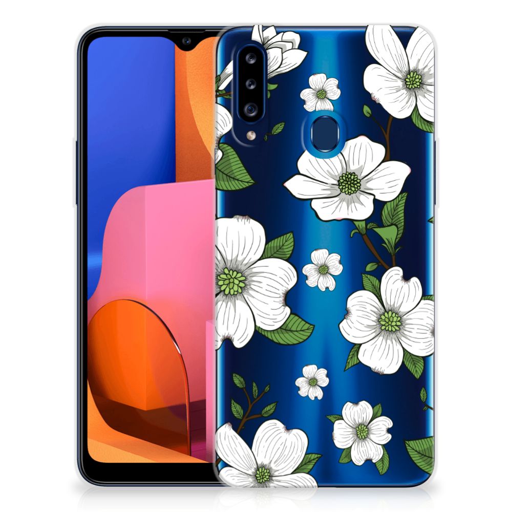 Samsung Galaxy A20s TPU Case Dogwood Flowers B2C Telecom