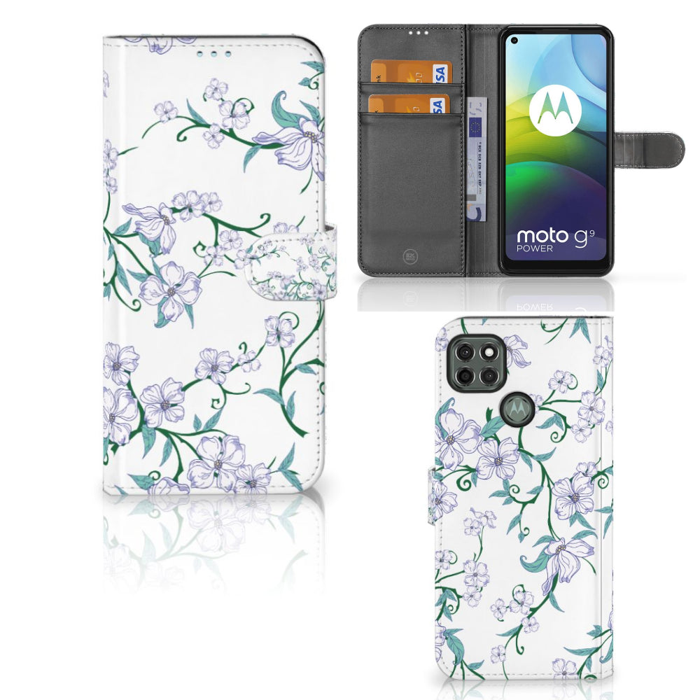 Motorola Moto G9 Power Uniek Hoesje Blossom White