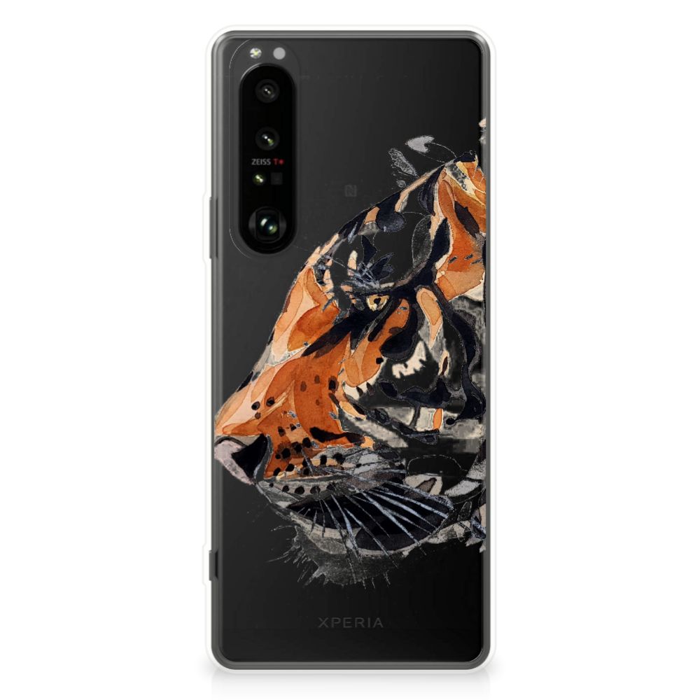 Hoesje maken Sony Xperia 1 III Watercolor Tiger