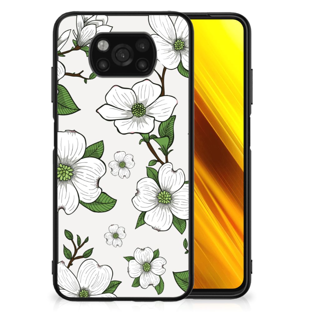 Xiaomi Poco X3 | X3 Pro Bloemen Hoesje Dogwood Flowers