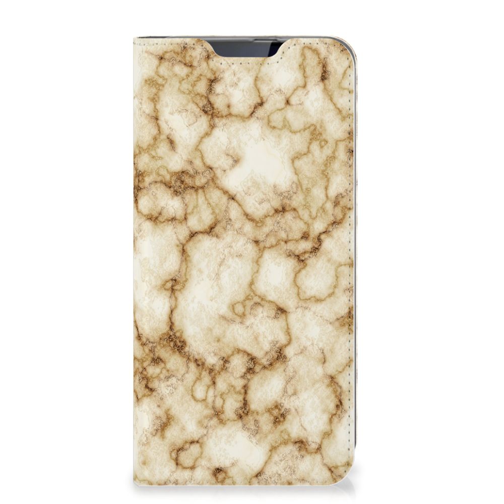 Samsung Galaxy A60 Standcase Marmer Goud