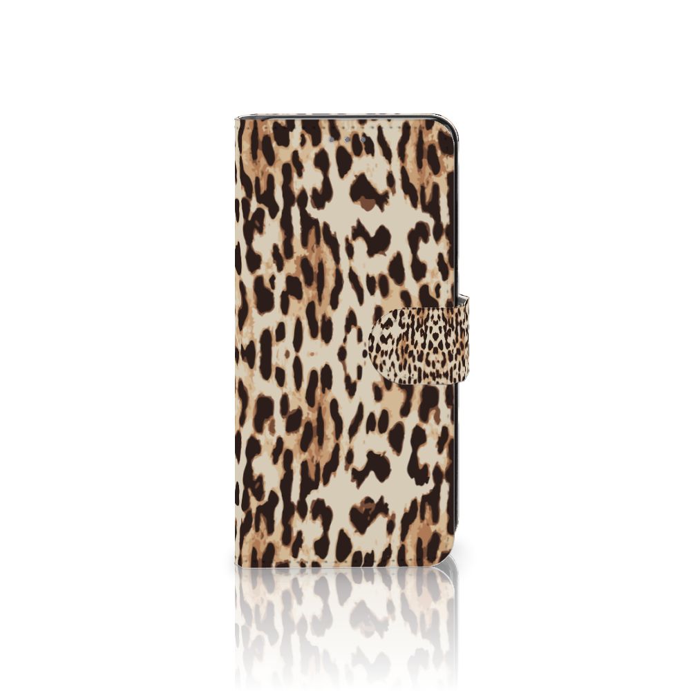Motorola Edge 30 Neo Telefoonhoesje met Pasjes Leopard
