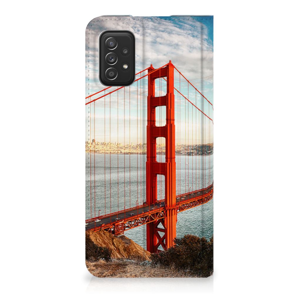 Samsung Galaxy A03s Book Cover Golden Gate Bridge - B2C Telecom