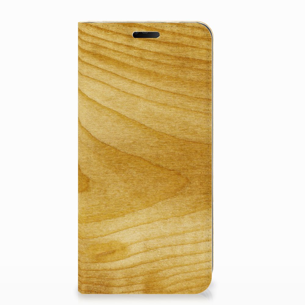 Nokia 7.1 (2018) Book Wallet Case Licht Hout