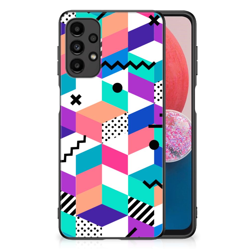 Samsung Galaxy A13 4G Backcover Blokken Kleurrijk B2C Telecom