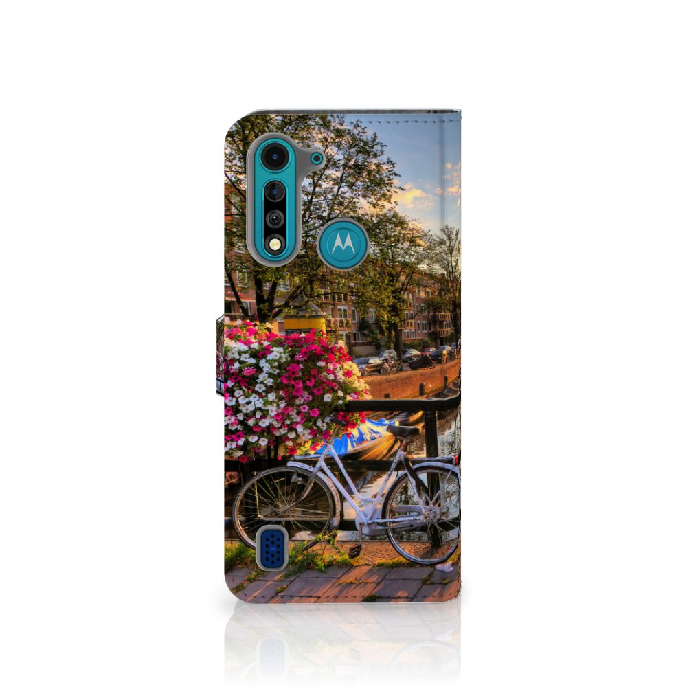 Motorola G8 Power Lite Flip Cover Amsterdamse Grachten