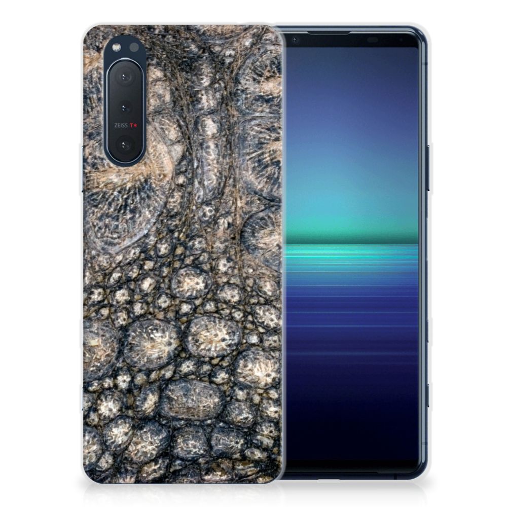 Sony Xperia 5II TPU Hoesje Krokodillenprint