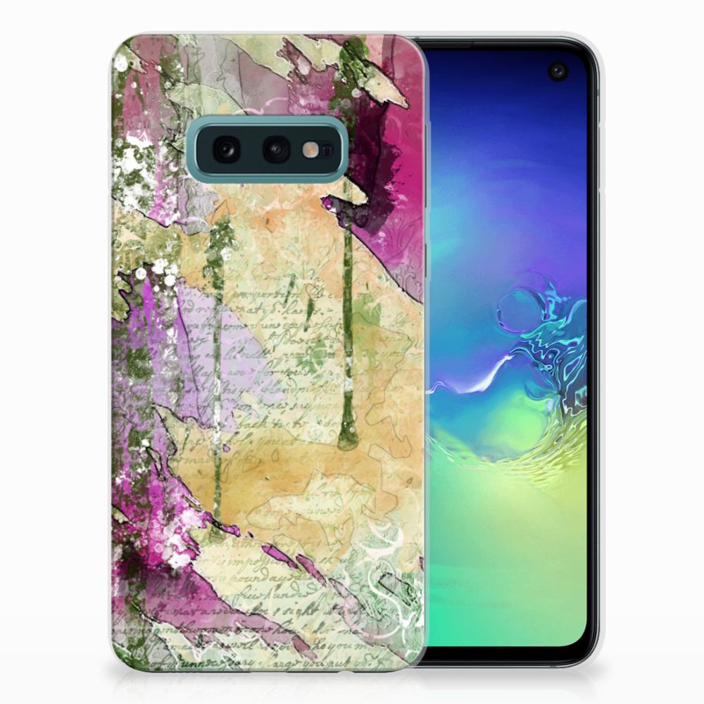 Hoesje maken Samsung Galaxy S10e Letter Painting