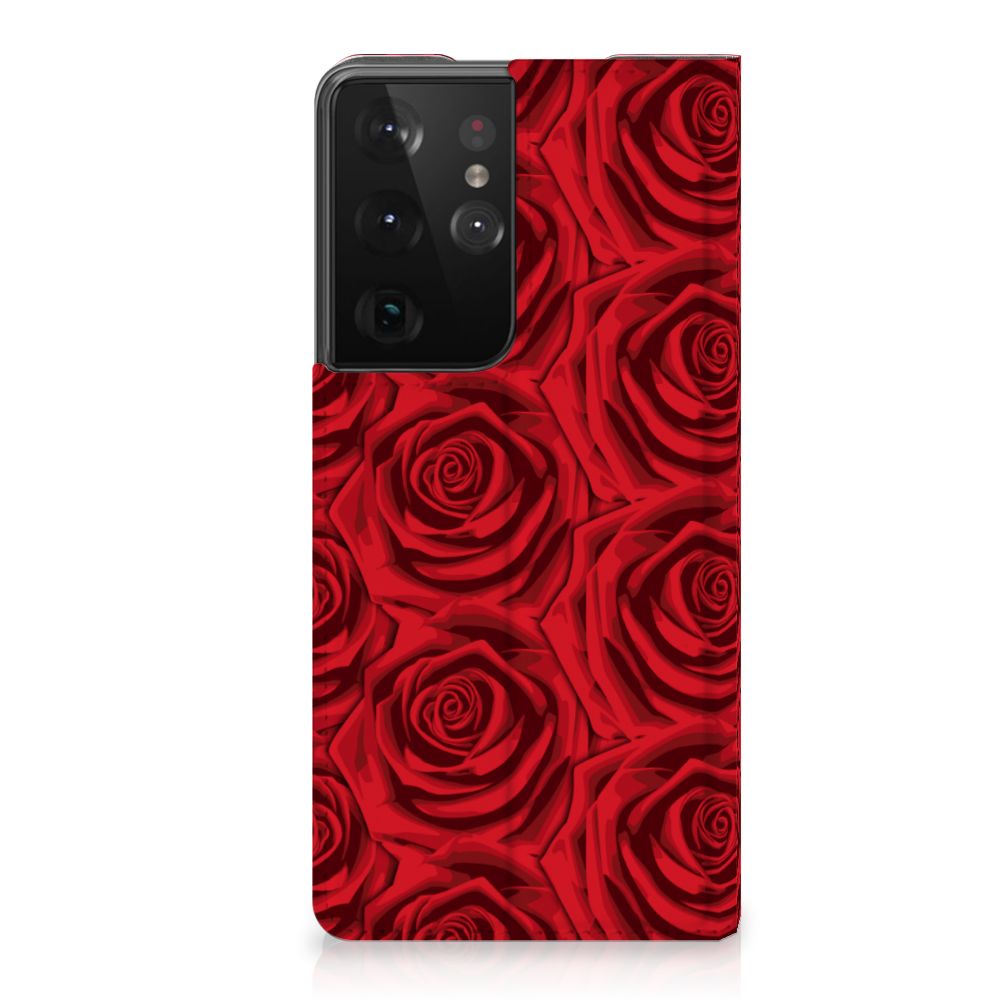 Samsung Galaxy S21 Ultra Smart Cover Red Roses - B2C Telecom