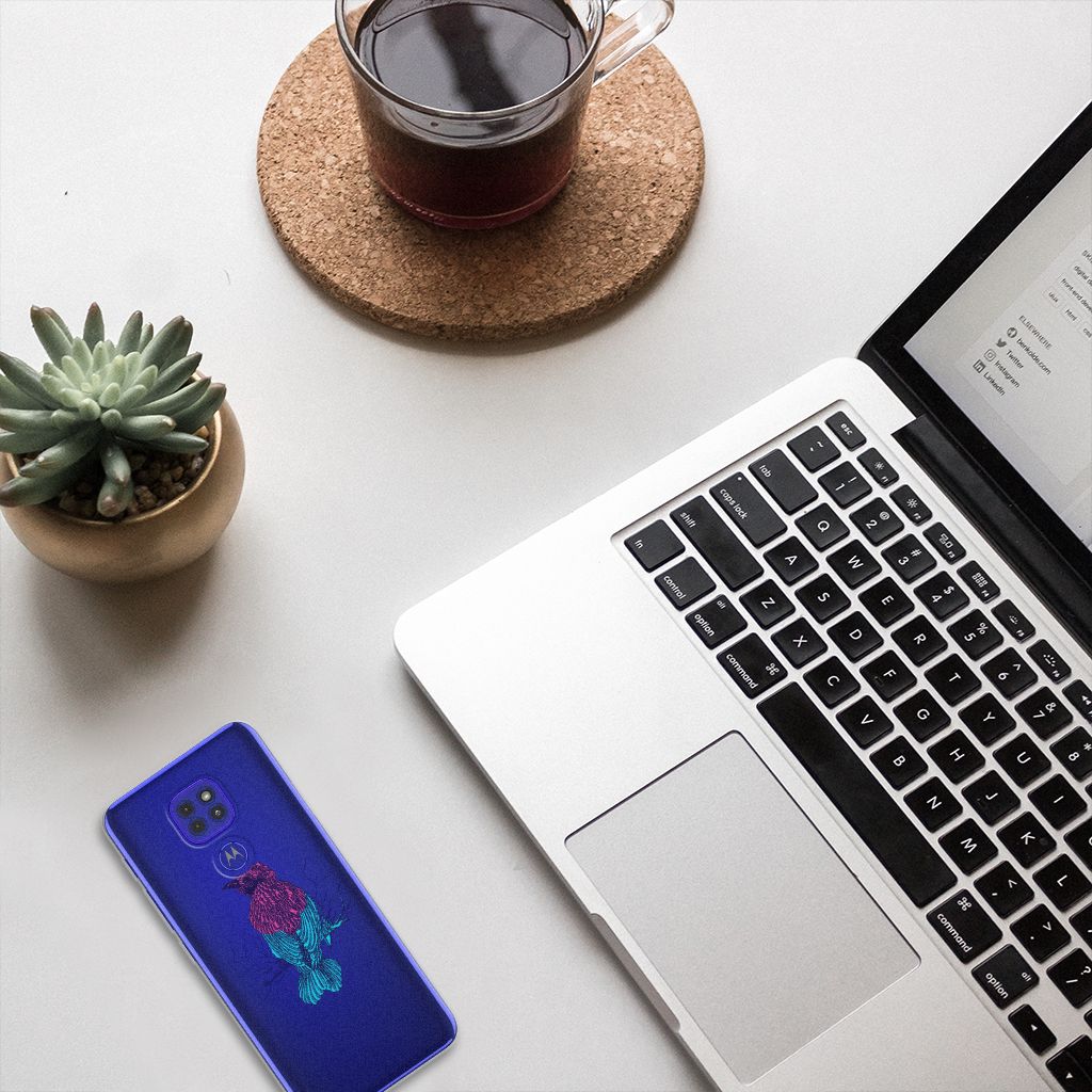 Motorola Moto G9 Play | E7 Plus Telefoonhoesje met Naam Merel B2C Telecom