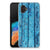 Samsung Galaxy Xcover 6 Pro Bumper Hoesje Wood Blue