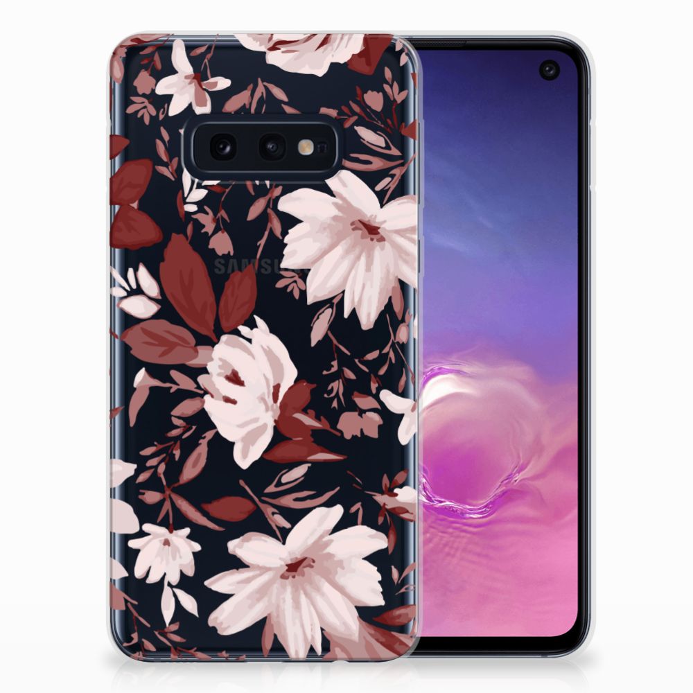 Hoesje maken Samsung Galaxy S10e Watercolor Flowers