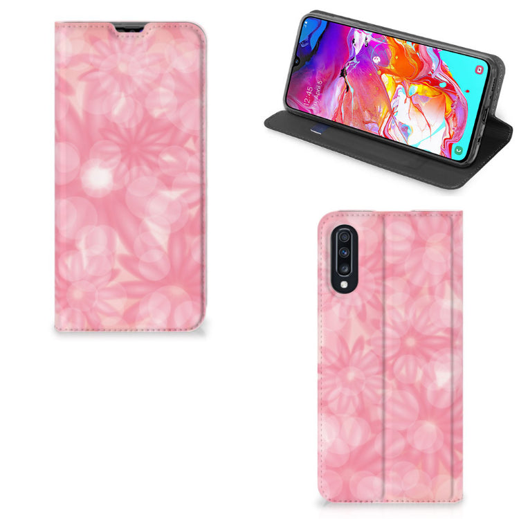 Samsung Galaxy A70 Smart Cover Spring Flowers