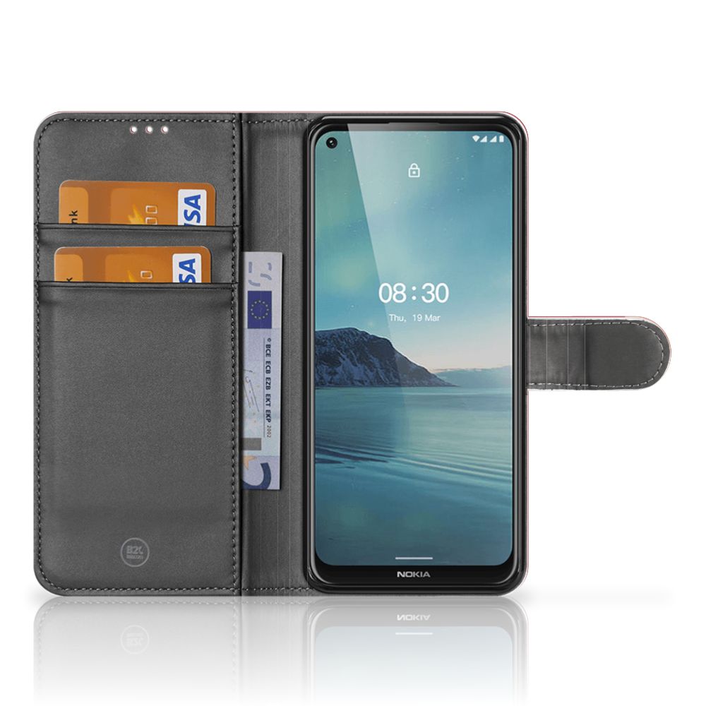 Nokia 3.4 Wallet Case met Pasjes Liefde - Origineel Romantisch Cadeau