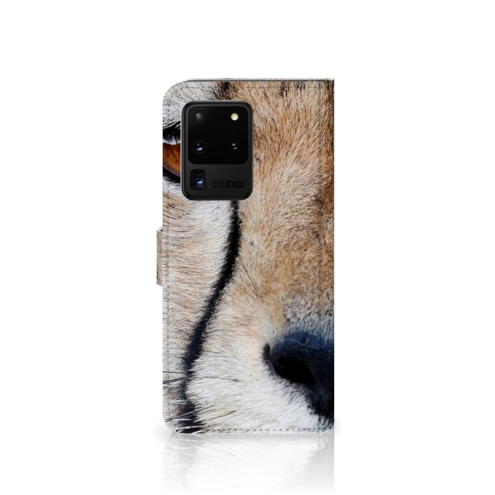 Samsung Galaxy S20 Ultra Telefoonhoesje met Pasjes Cheetah