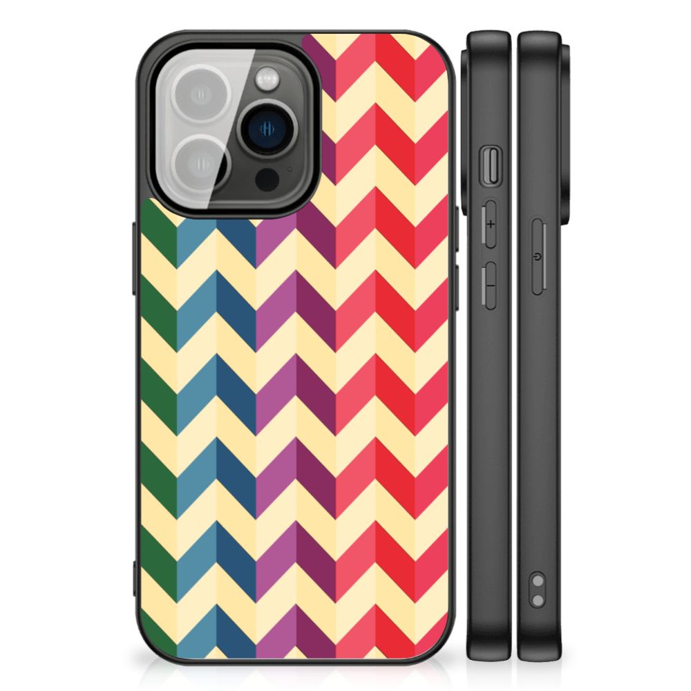 iPhone 13 Pro Back Case Zigzag Multi Color B2C Telecom