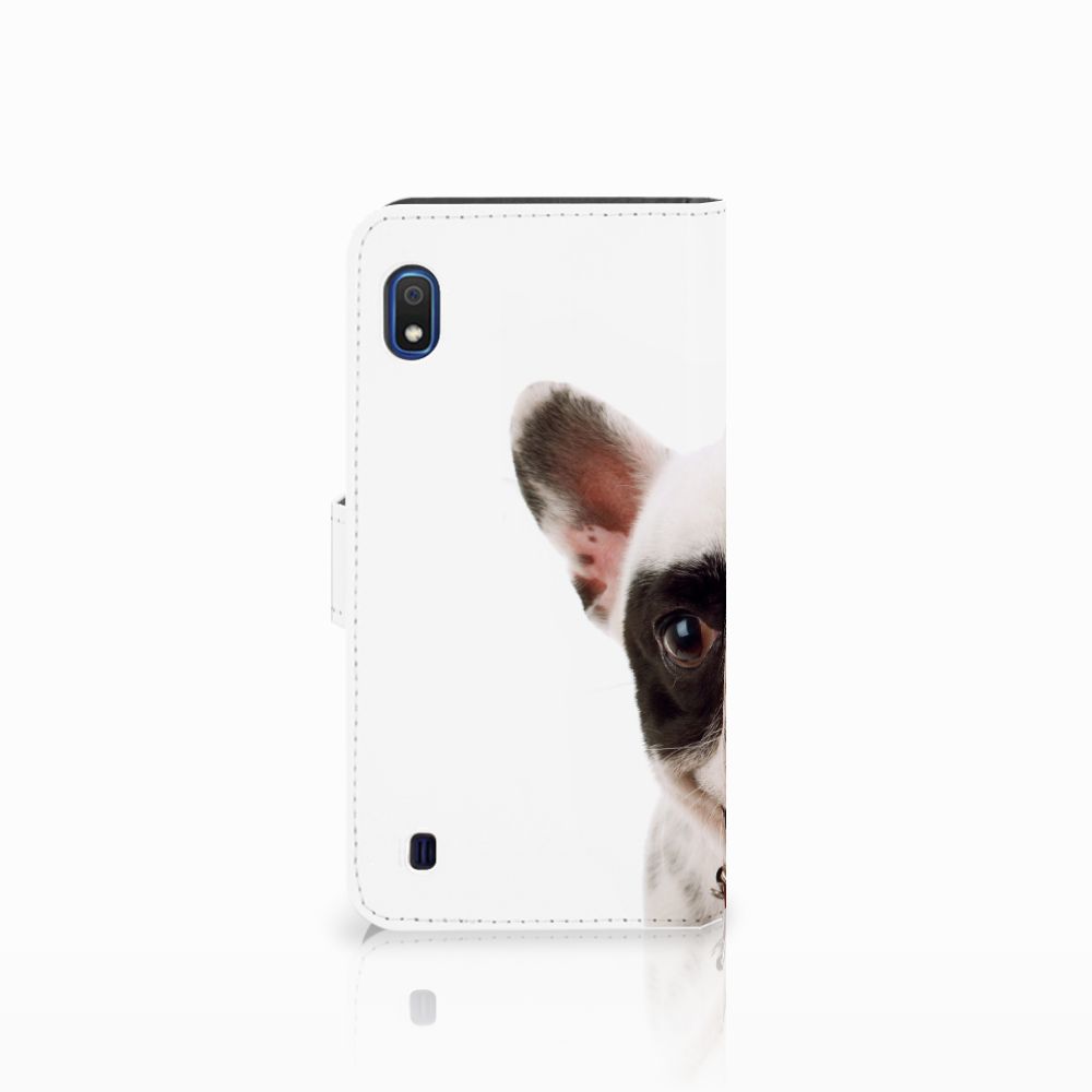 Samsung Galaxy A10 Telefoonhoesje met Pasjes Franse Bulldog