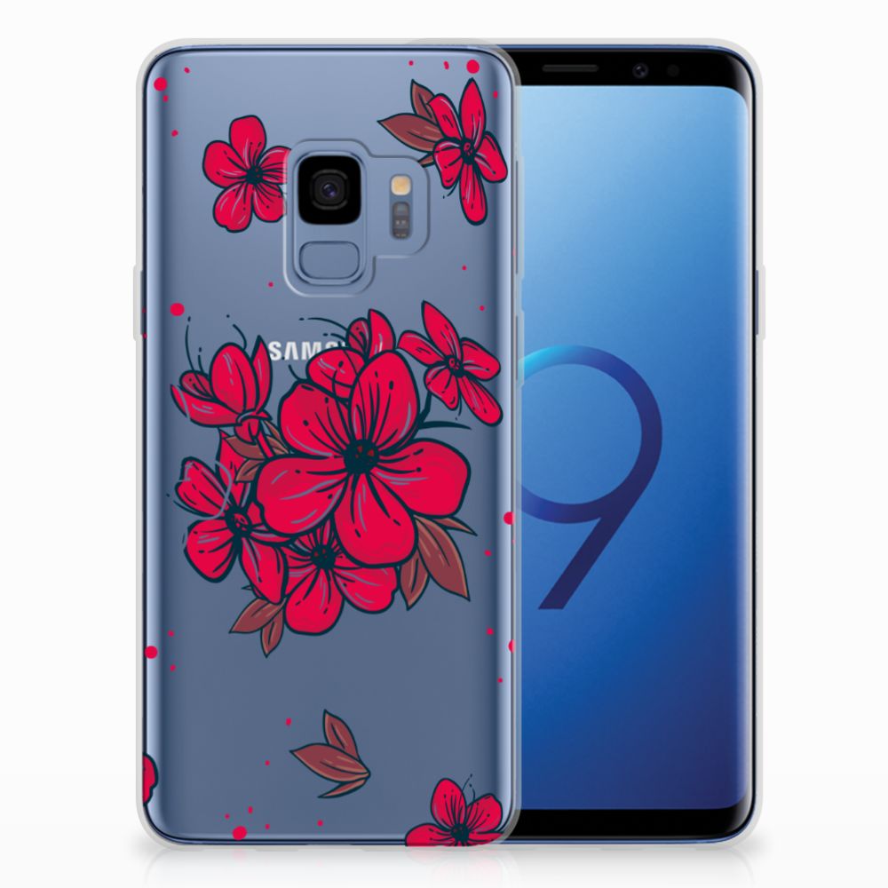 Samsung Galaxy S9 TPU Case Blossom Red