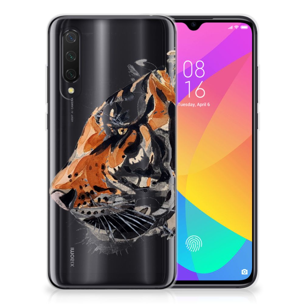 Hoesje maken Xiaomi Mi 9 Lite Watercolor Tiger B2C Telecom