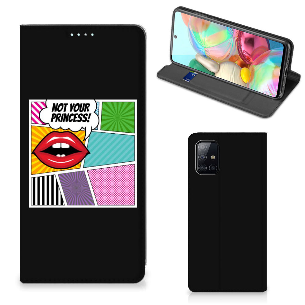 Samsung Galaxy A71 Hippe Standcase Popart Princess