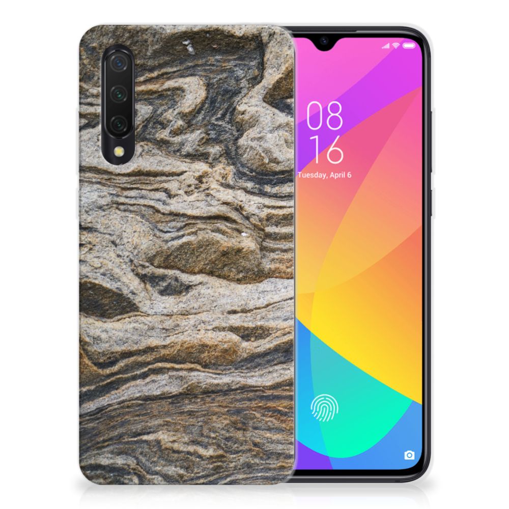 Xiaomi Mi 9 Lite TPU Siliconen Hoesje Steen B2C Telecom
