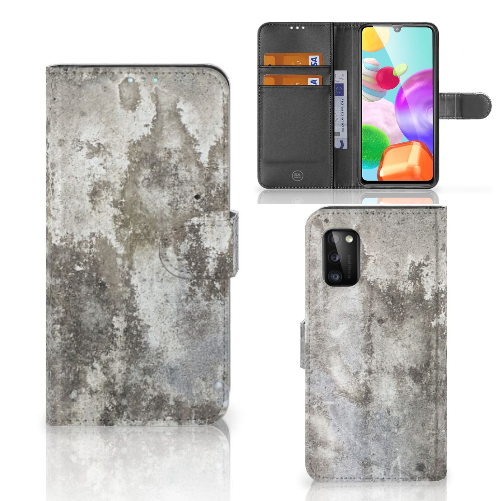 Samsung Galaxy A41 Bookcase Beton Print
