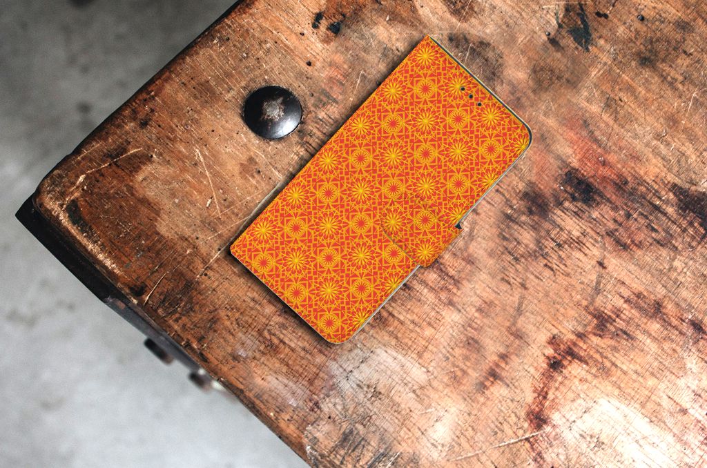 Huawei P10 Lite Telefoon Hoesje Batik Oranje