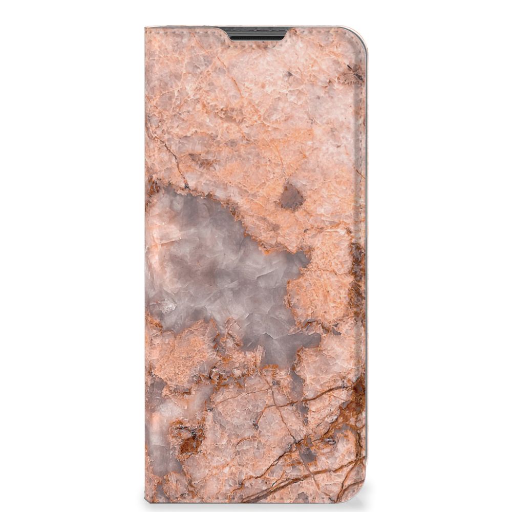 Nokia G50 Standcase Marmer Oranje - B2C Telecom