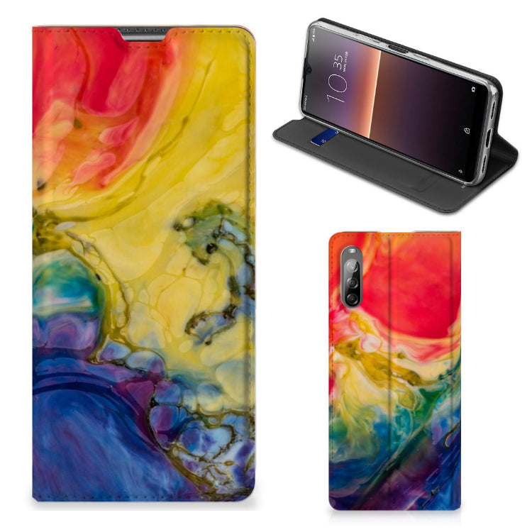 Bookcase Sony Xperia L4 Watercolor Dark