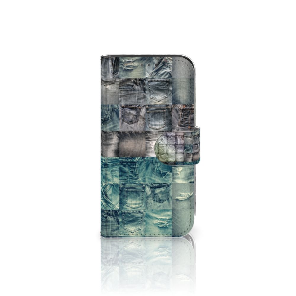 Wallet Case met Pasjes Apple iPhone 12 Mini Spijkerbroeken