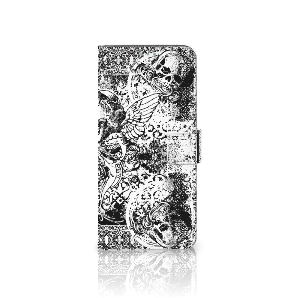 Telefoonhoesje met Naam Nokia 3.4 Skulls Angel