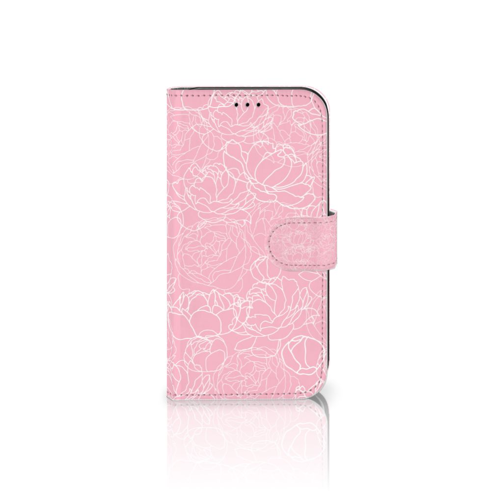 Apple iPhone 11 Hoesje White Flowers