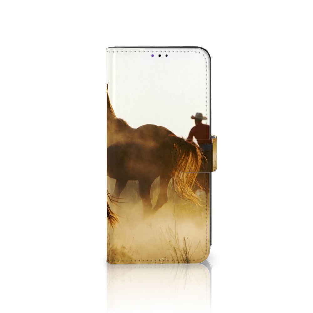 Samsung Galaxy A22 5G Telefoonhoesje met Pasjes Design Cowboy