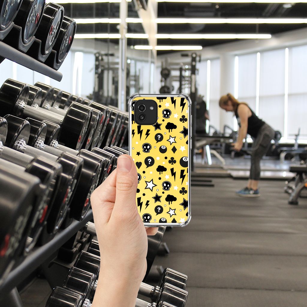 Extreme Case Samsung Galaxy A03 Punk Geel B2C Telecom