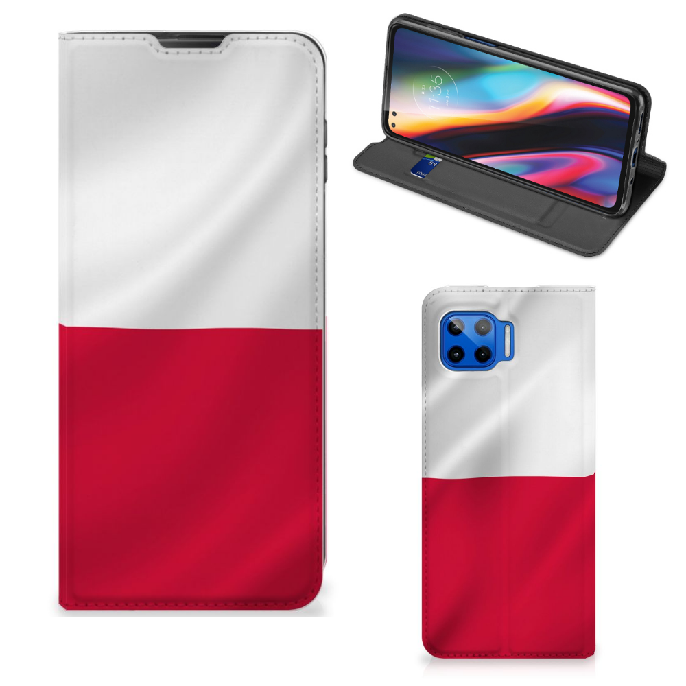 Motorola Moto G 5G Plus Standcase Polen - B2C Telecom