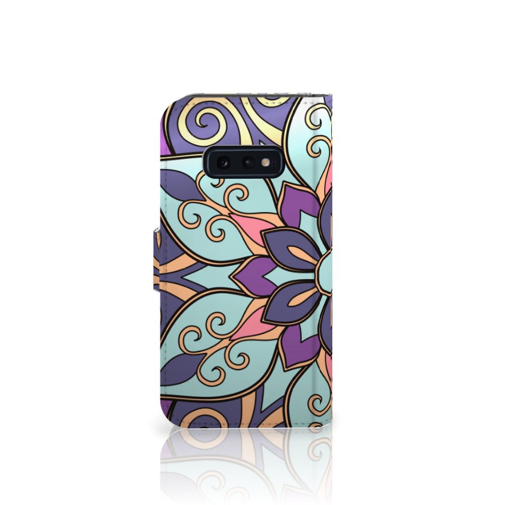 Samsung Galaxy S10e Hoesje Purple Flower