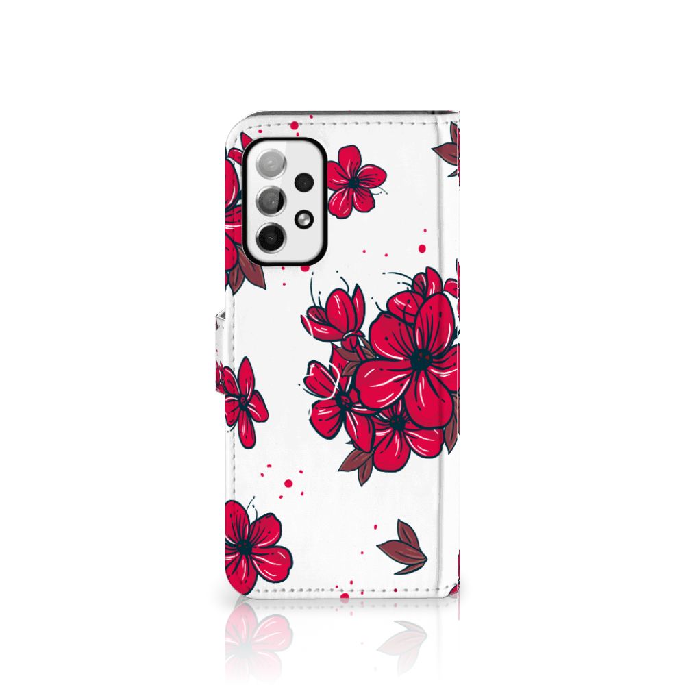 Samsung Galaxy A73 5G Hoesje Blossom Red